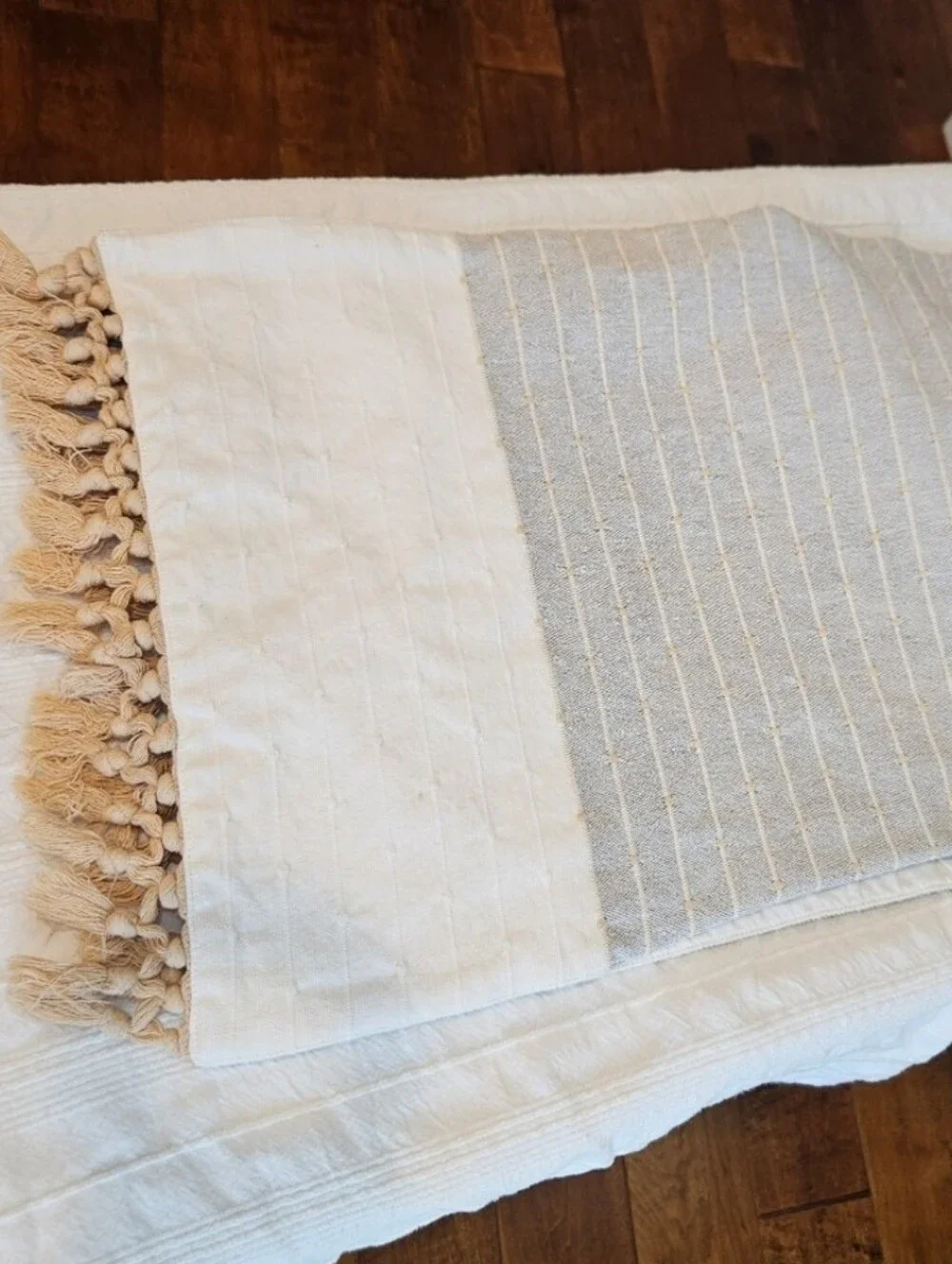 Food Network IKEA Boho Home Decor Bundle: 2 Pillow Covers + 1 Table Runner